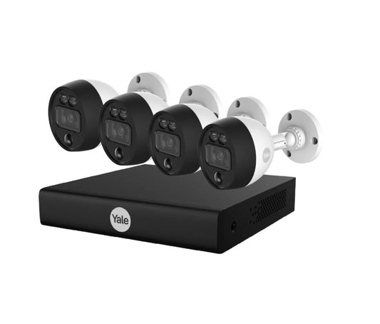 Yale Smart Motion 4 Camera CCTV Kit (1TB XVR, 8-Channel, 1080p)